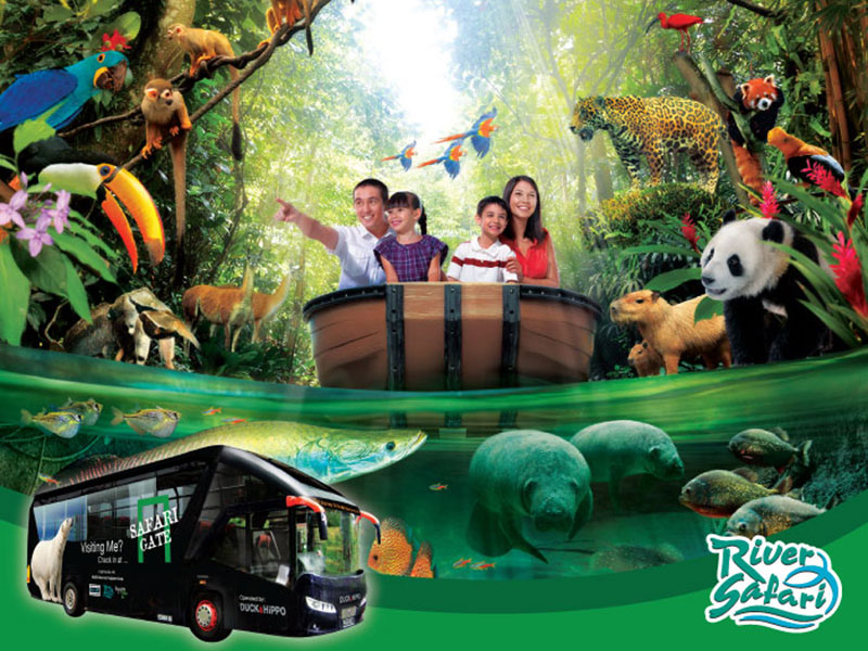 river safari free shuttle bus
